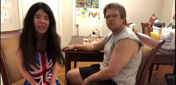  Hot Asian Teen Lapdances a Handsome British Bloke